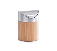 Zeller 25281 Poubelle à Table Bambou ø 12 x 17