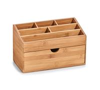 Zeller 25385 Organiseur en Bois Naturel., Carton, Naturel, 25.4 x 12.5 x 15 cm