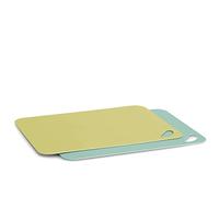 Zeller 26157 Lot de 2 tapis de découpe en plastique Citron vert menthe 38 x 29 cm