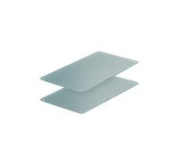 Zeller 26205 planches à découper en verre pour plaque vitrocéramique lot de 2 52 x 30 cm