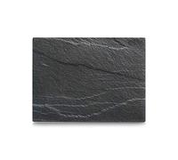 Zeller 26257 Ardoise Plaque de découpe Verre de Sécurité Gris 40 x 30 x 0,8 cm