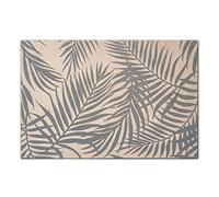 Zeller 27066 Palme Set de Table en polylin Gris 45 x 30 cm