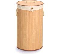 Zeller Collecteur de linge, Bamboo, naturel Ø35x60