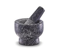 Zeller Mortier et Pilon en Granit, Anthracite, env. 9 x 9 x 6,5 cm