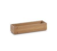 Zeller Present 13331 Boîte de Rangement en Bambou 23 x 7,5 x 5 cm