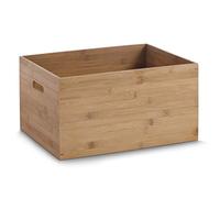 Zeller Present 13342 Caisse de Rangement en Bambou Taille L 40 x 30 x 21 cm