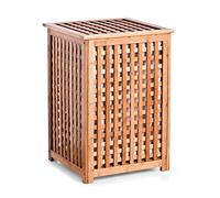 Zeller Present – Panier à linge 13438 – Bambou, 40 x 40 x 58 cm – Marron