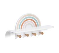Zeller Present 13539 porte-manteaux Mural 4 crochet(s) Blanc