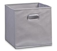 Zeller Present 14130 Boîte de Rangement en Tissu Gris 28 x 28 x 28 cm