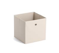 Zeller Present 14131 Boîte de Rangement en Tissu Beige 28 x 28 x 28 cm