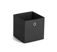 Zeller Present 14133 Boîte de Rangement en Tissu Noir 28 x 28 x 28 cm