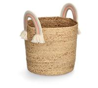 Zeller Present 14483 rangement de jouets Panier de rangement Autonome Multicolore, Naturel Multicolore
