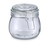 Zeller Present 19990 Pot Rond Verre Transparent Transparent