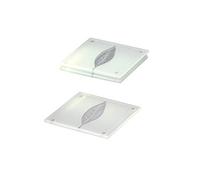 Zeller Present 26232 Ensemble de 4 sous-Verres 10 x 10 cm