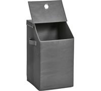 ZELLER PRESENT Collecteur de linge en polyester 34x34x60cm anthracite