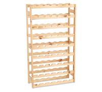 Zeller Present 13165 Étagère pour 54 Bouteilles en Pin 67, 5 x 25 x 118 cm