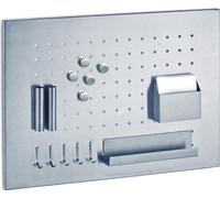 Zeller-Presente Memobord Acier inoxydable 50 X 35 cm Avec ustensiles