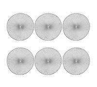 Zeller Set de Table en PVC, argenté, ca. Ø 38 cm