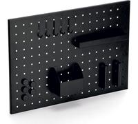 ZELLER Tableau de notes avec tiroirs 50x35cm, noir