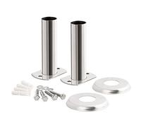 Zelsius - Ensemble de bride de montage pour échelle de piscine, Ø 40 mm - Échelle de piscine en acier inoxydable V2A