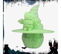 Zemkslo Halloween Sorcière Objet de Collection Effrayant en Impression 3D | Figurine Sorcière pour Maison Pour Chevet Chambre Salle de ppartement Propriétaires