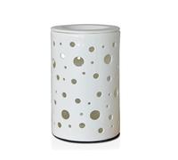 Zen’Arôme Brûleur Cire Parfumée Calorya n°2 - Brûle Parfum Électrique pour Fondant Parfumé - Lampe à Parfum avec Variateur et Coupelle Amovible - Céramique avec Décor Ajouré et Éclairage d’Ambiance