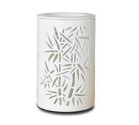 Zen’Arôme Brûleur Cire Parfumée Calorya n°5 - Brûle Parfum Électrique pour Fondant Parfumé - Lampe à Parfum avec Eclairage multifonction et Coupelle Amovible - Céramique avec Décor Ajouré