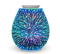 Zen’Arôme - Brûleur Cire Parfumée Calorya n°6 - Brûle Parfum Électrique pour Fondant Parfumé - Lampe à Parfum - Coupelle Amovible - Décor Effet 3D Original, Éclairage d’Ambiance Coloré