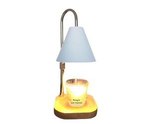 Zen’Arôme Chauffe Bougie Parfumée Candelia - Brûleur Électrique pour Bougie Parfumée - Diffuse Les Parfums sans Flamme ni Fumée - Prolonge la Durée des Bougies - Variateur Intégré - Hauteur Ajustable
