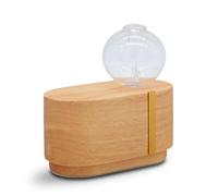 Zen’Arôme Diffuseur d’Huile Essentielle par Nébulisation à Froid Cimia, Conserve Les Vertus des HE pour l’Aromathérapie, Bouton Tactile, en Bois FSC et Verre, Éclairage LED et Housse de Transport