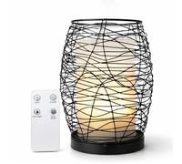 Zen’Arôme Diffuseur d’Huile Essentielle Volupsia - Diffuseur Ultrasonique Aromathérapie à Froid - Diffuseur Électrique Parfum Maison avec Télécommande - Éclairage LED Effet Bougie - en Métal et Verre
