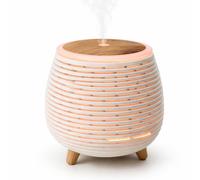 Zen’Arôme Diffuseur Huile Essentielle Lola, Diffuseur Ultrasonique Aromathérapie à Froid, Diffuseur Parfum Électrique USB, 2 Modes de Diffusion, Arrêt Automatique, Éclairage Led, Silencieux et Compact