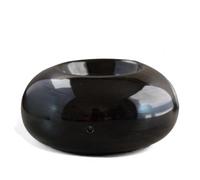 Zen’Arôme Diffuseur par Chaleur Douce ZenCeram Noir - Brûleur Aromathérapie et Parfum d’Ambiance - Température Auto régulée - Conçu en Céramique - Compact, Discret et Silencieux - H 7cm
