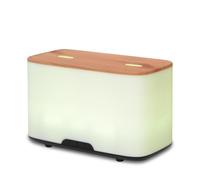 Zen’Arôme Diffuseur Ultrasonique Duo - Diffusion Huiles Essentielles à Froid Aromathérapie - Diffuseur Électrique pour Parfum Maison - Double Réservoir avec Diffusions Indépendantes ou Simultanées