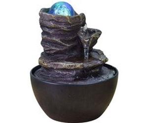 Zen Arôme - Fontaine en résine 13 x 18 cm Guru noir G