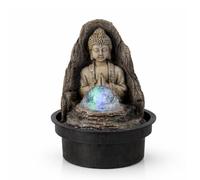 Zen Light Fontaine Peace - D 15 Cm - LED, Beige and Brown