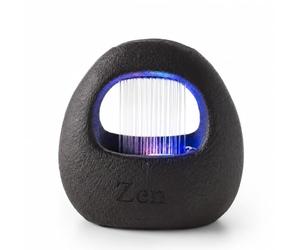 Zen Light SCFR22-B2 Fontaine d'Intérieur en Rideau de Pluie Lumineux Coloré, Décoration Ambiance Zen Relaxante, Fontaine de Table Décorative, Idée Cadeau Insolite, Hauteur 23cm