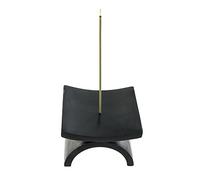 Zen Minded Porte-bâton D'encens Japonais - EKO Pierre Naturelle Noir Brûleur Joss