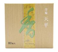 Zen Minded Shoyeido Horin Ten-pyo Encens Japonais Tenpyo Peaceful Sky, Bois D'agar Naturel De Qualité Supérieure - Coffret De 80 Bâtonnets pour La Méditation, Le Yoga Et L'aromathérapie