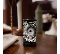 Zen’Arôme Brûleur Cire Parfumée Calorya n°12 - Brûle Parfum Électrique pour Fondant Parfumé - Lampe à Parfum en Métal avec Commande Tactile - Éclairage d’Ambiance Coloré - Idée Cadeau Originale
