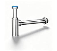 Zencantorous Siphon de Lavabo, Siphon Universel, Evacuation Lavabo | avec Orifice de Nettoyage, Siphon Lavabo 1 1/4" en Acier Inoxydable, Réglable en Hauteur, Adapté pour l'évier et le lavabo