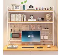 ZENCIX Étagère de Bureau à Poser, Organisateur de Bibliothèque Polyvalente, pour la Maison, Dortoir et Fournitures de Bureau