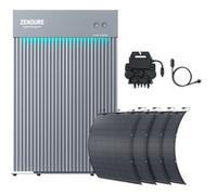 ZENDURE Bundle : AIO 2400 + 1 Micro Onduleur HMS 800W + 4 Panneaux Solaires Flexibles