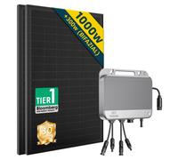 Zendure, Kit Solaire avec Onduleur Hybride 800W et 2 Panneaux Solaires 500W