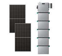 Zendure Portable Power Station - SolarFlow 2400 Pro (2.4 kWh) / 5*AB3000L (16.8 kWh au total) / 1 300 Wc (2 × 500 W)
