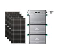 Zendure SF800Pro, Centrale Électrique de Balcon avec Entrée 2640W, Charge 1000W, Sortie 800W, Système de Gestion Énergétique IA, avec AB2000X*2, Capacité Totale 5760WH-500W*4 Panneau Bifacial