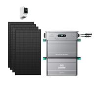 Zendure SF800Pro, Centrale Électrique de Balcon avec Entrée 2640W, Charge 1000W, Sortie 800W, Système de Gestion Énergétique IA, avec AB2000X, 430W*4 Panneau Bifacial, Zendure Smart 3CT*1