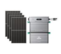 Zendure SF800Pro2, Centrale Électrique de Balcon avec Entrée 2640W, Charge 1000W, Sortie 800W, Système de Gestion Énergétique IA, avec AB2000L, Capacité Totale 3840WH-500W*4 Panneau Bifacial