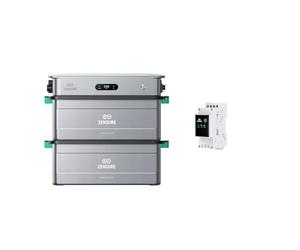 Zendure SolarFlow 2400 AC Stockage Énergie IA, 2400W, et 2x AB3000X+3CT | 17,28kWh Extensible, Gestion Puissance Couplée IA AC, Stockage Domestique, Entrée/Sortie 2400W, 17,28kWh Extensible, TOU