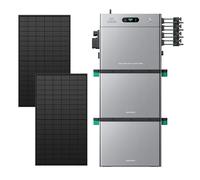 Zendure SolarFlow 2400 Pro Batterie Solaire 2.4kWh et 2×450W+2×AB3000L | 2400W AC Bidirectionnel, Entrée PV 4800W (3000W DC+1800W AC), Extensible 16.8kWh, Plug & Play, IP65